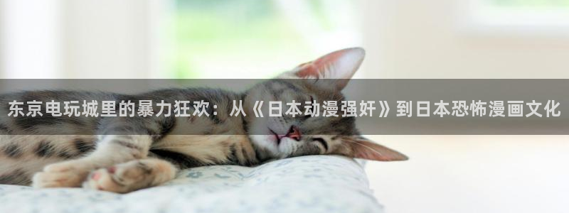 眷思量樱花动漫：东京电玩城里的暴力狂欢：从《日本动漫强奸》到日本恐怖漫画文化